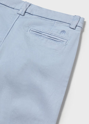 Light Blue Twill Basic Trousers - Select Size