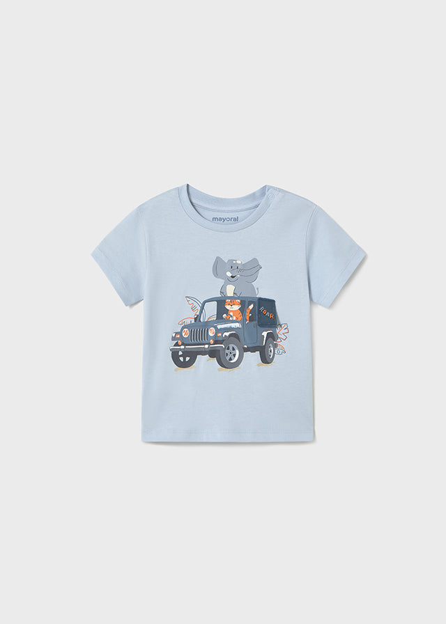 Sky Blue Safari T-Shirt - Select Size