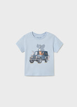 Sky Blue Safari T-Shirt - Select Size