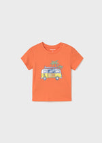 Coral VW Surf Van T-Shirt - Select Size