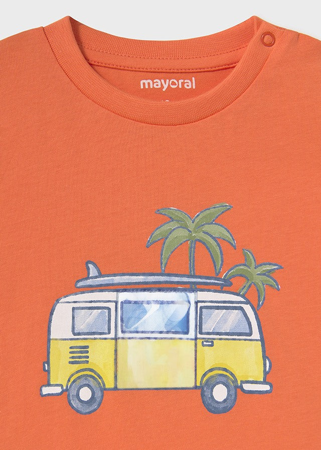 Coral VW Surf Van T-Shirt - Select Size