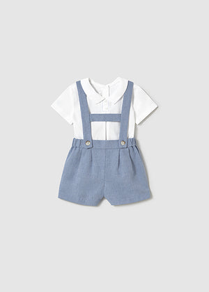 Riveria Shorts w/Suspenders & Shirt Set - Select Size