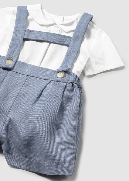 Riveria Shorts w/Suspenders & Shirt Set - Select Size