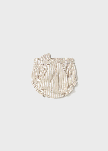 Tan 3-PC Cardigan, Blouse, & Knickers Set - Select Size