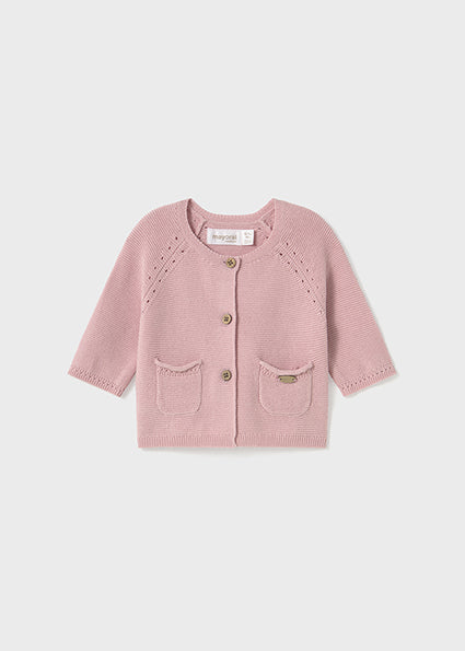 Pink Knit Cardigan - Select Size