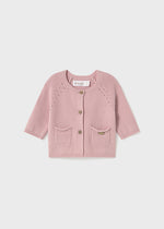 Pink Knit Cardigan - Select Size