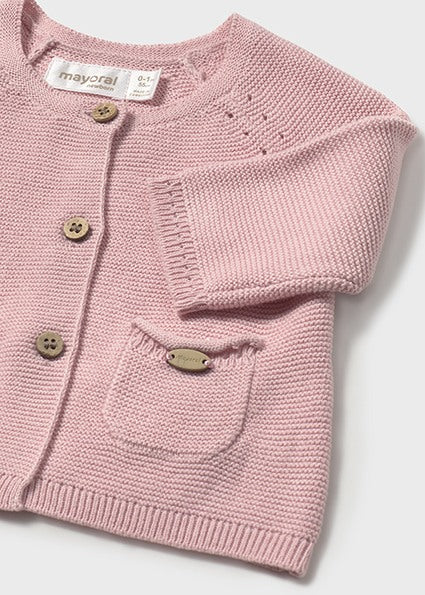 Pink Knit Cardigan - Select Size