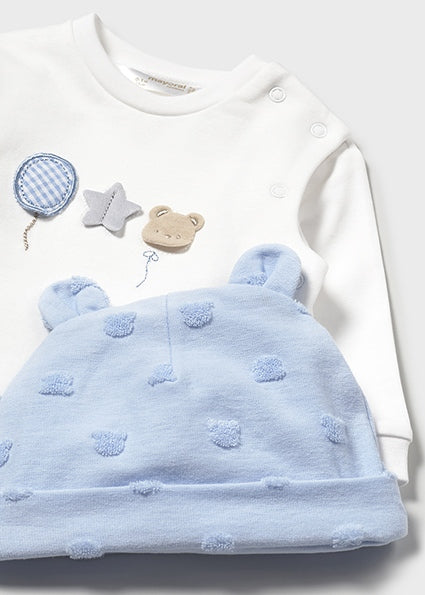 Sky Blue Shirt, Pant, & Hat Set - Select Size