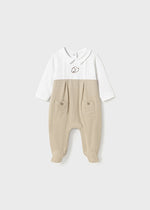 Frappe & White Puppy Bodysuit - Select Size