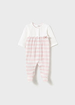 Baby Rose Striped Onesie - Select Size