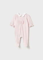 Lite Pink Onesie w/Bow - Select Size