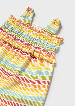 Yellow Striped Romper - Select Size