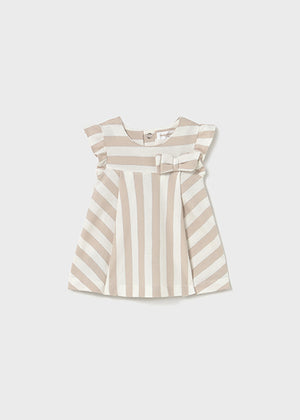 Light Tan Striped Dress - Select Size