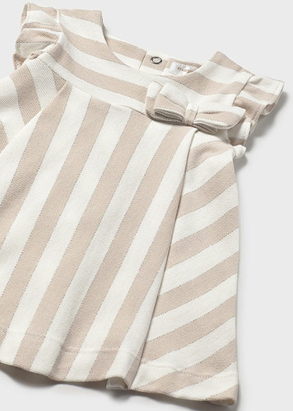 Light Tan Striped Dress - Select Size