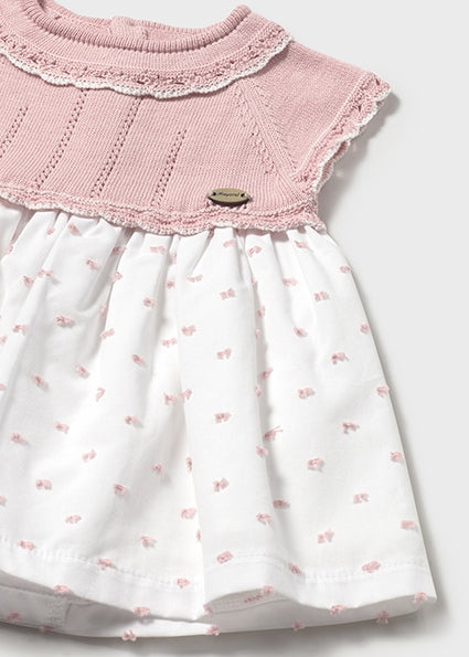 Light Pink & White Dress - Select Size