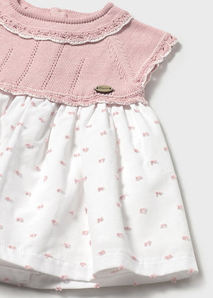 Light Pink & White Dress - Select Size