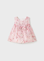 Baby Rose Floral Sleeveless Dress - Select Size