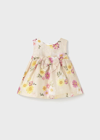 Sunflower Floral Sleeveless Dress - Select Size