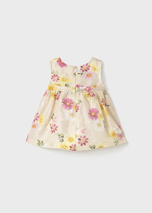 Sunflower Floral Sleeveless Dress - Select Size