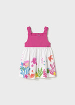 Fuchsia/White Sea Life Dress - Select Size