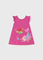 Fuchsia Printed Sea Life Dress - Select Size