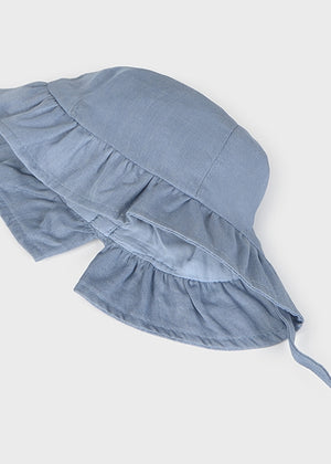 Blue Bow Bucket Hat - Select Size