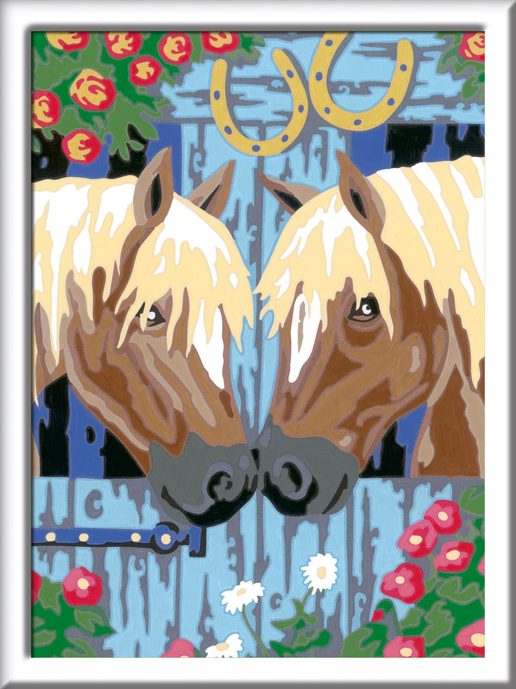 Horse Friends CreArt Paint By Numbers Kit