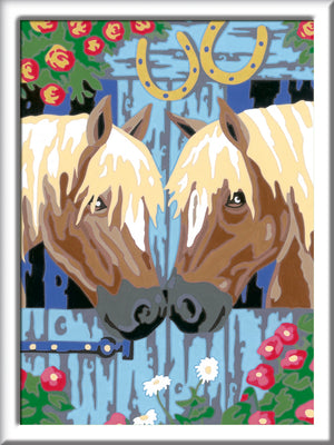 Horse Friends CreArt Paint By Numbers Kit