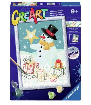 Spectacular Snowman CreArt Paint By Numbers Kit