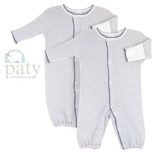 Paty Newborn Long Sleeve Converter Gown - Choose Color