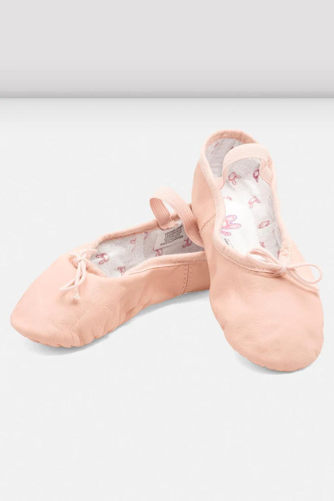 S0225G - Pink - Girls Bunnyhop Leather Ballet Shoe - Select Size