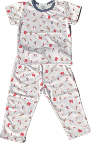 Texas 2-Piece Short-Sleeve Pajamas - Select Size