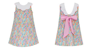Spring Flowers Sleeveless Dress - select size