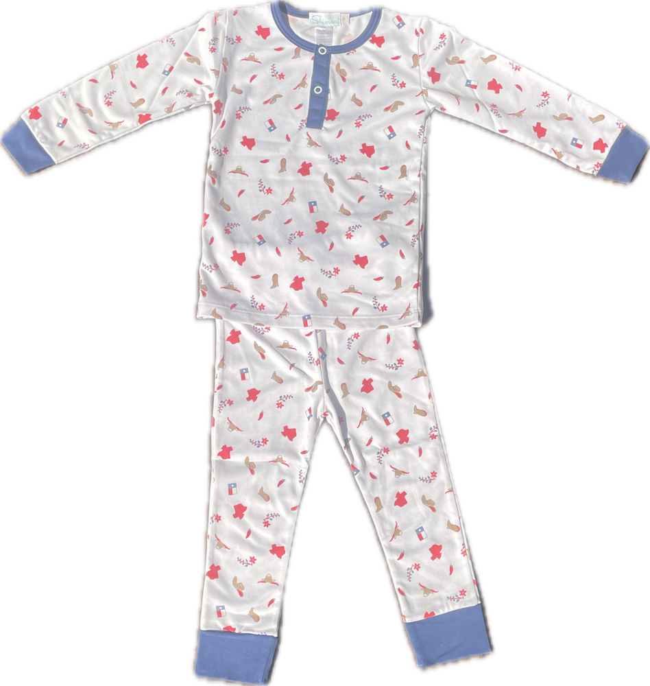 Texas 2-Piece Long-Sleeve Pajamas - Select Size