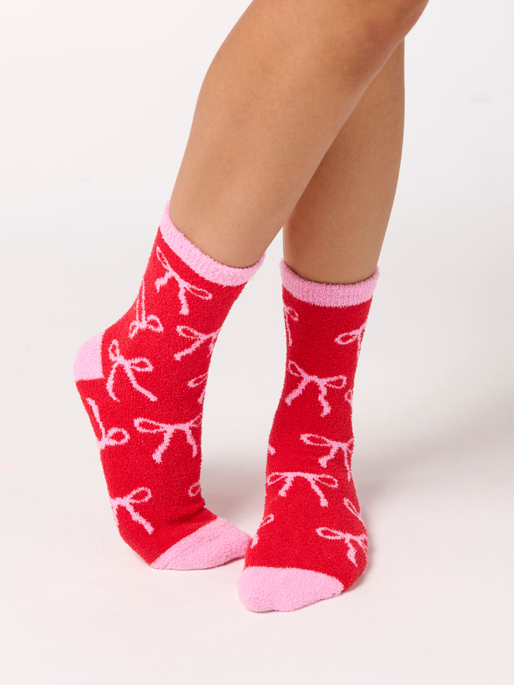 Red Bow Socks