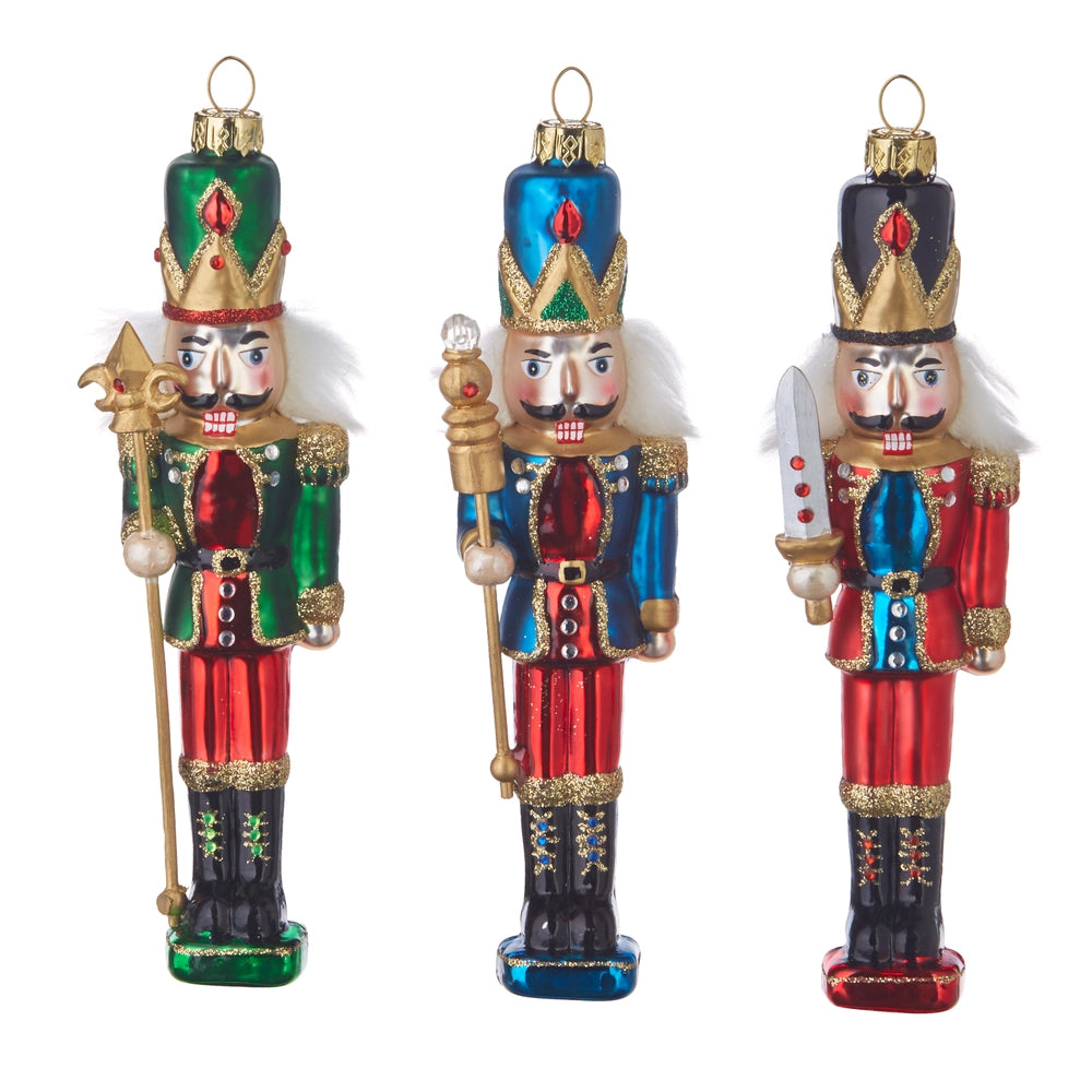 Nutcracker Ornament - 6.5" - Select Color