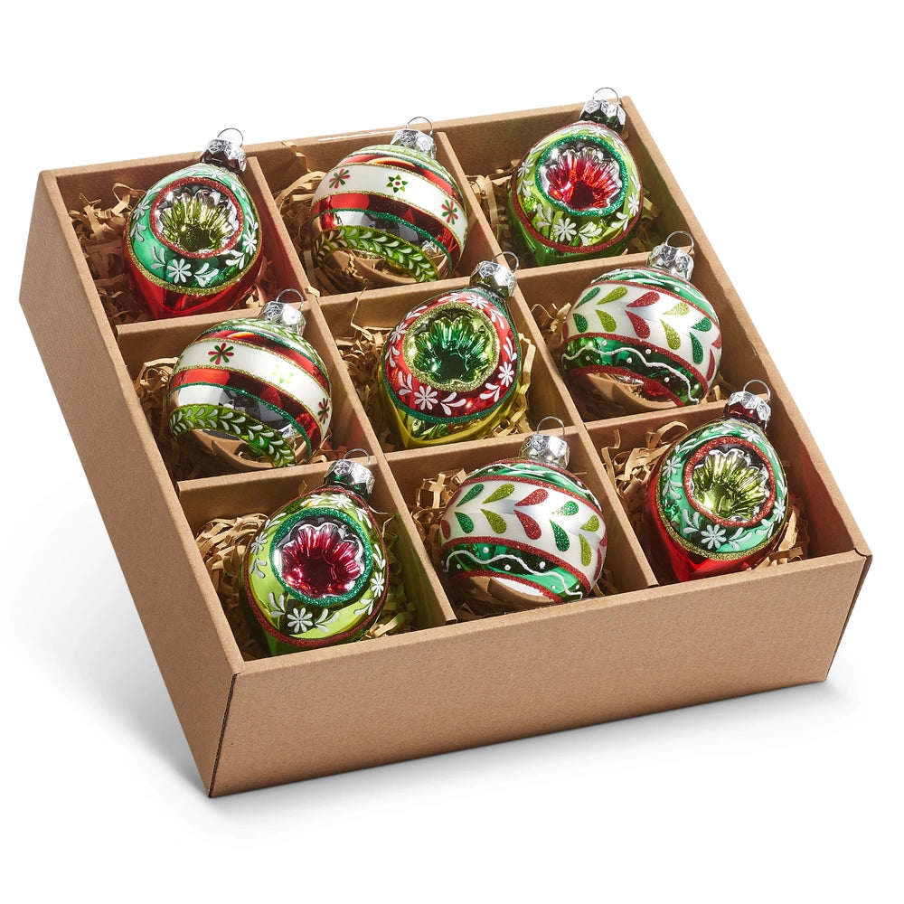 Box of Vintage Ornaments - 3.5"