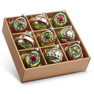 Box of Vintage Ornaments - 3.5"