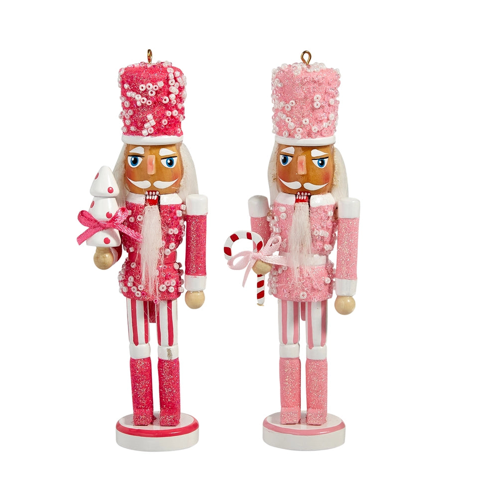 Pink Nutcracker Ornament - 6"