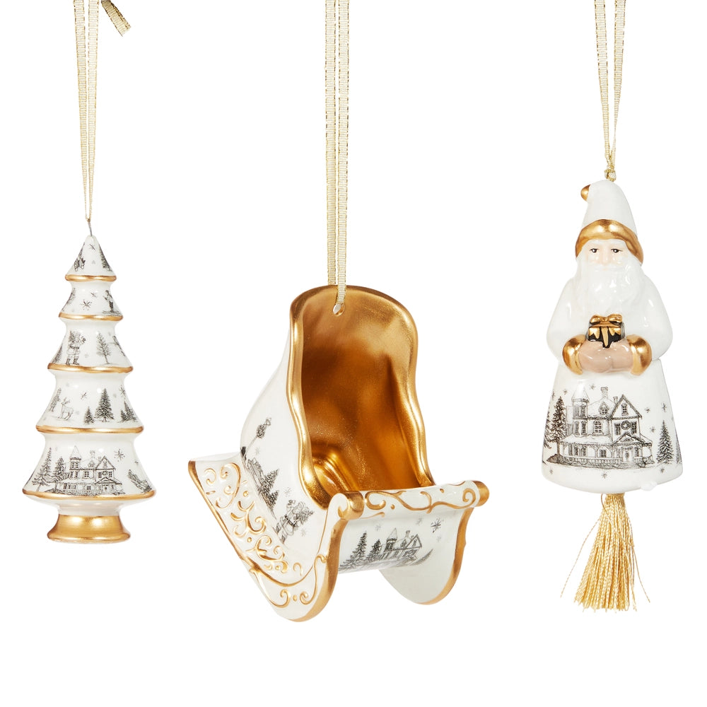 Toile Ornament - 5.5"