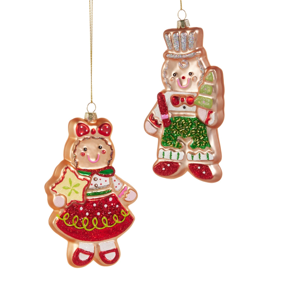 Happy Gingerbread Ornament - 5.75"
