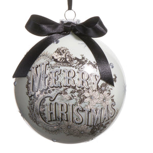 Vintage Merry Christmas Ornament - 5"
