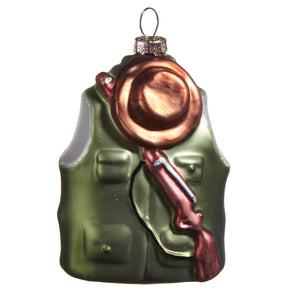 Hunting Vest Ornament - 4"