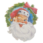 Santa Cut Out Vintage Wall Art - 18"