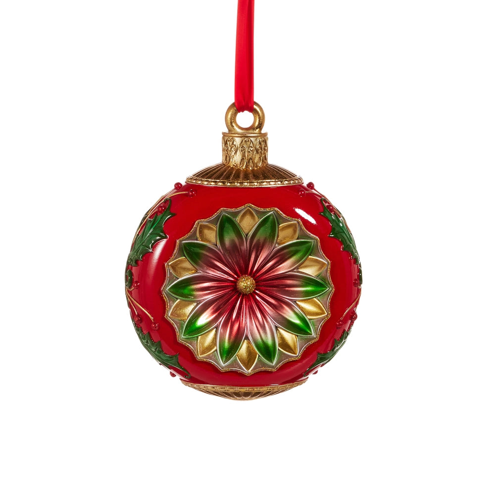 Vintage Red and Green Ornament - 15"