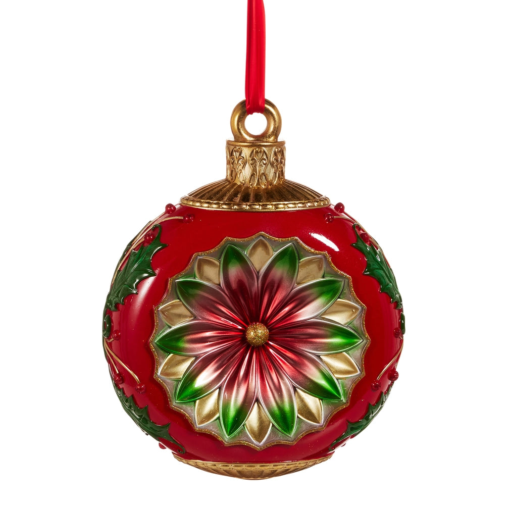 Vintage Red and Green Ornament - 18.5"