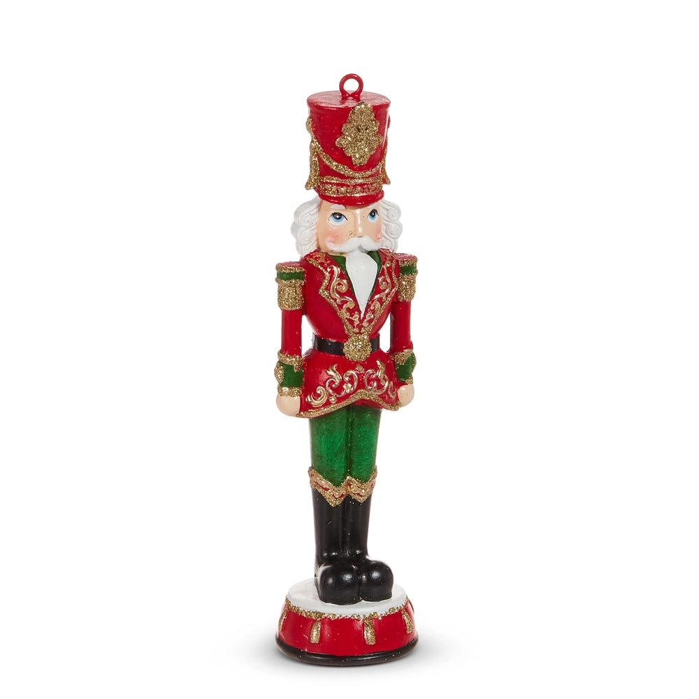 Red and Green Nutcracker Ornament - 6"