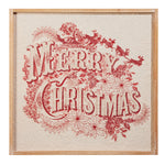 Merry Christmas Vintage Wall Decor - 18"