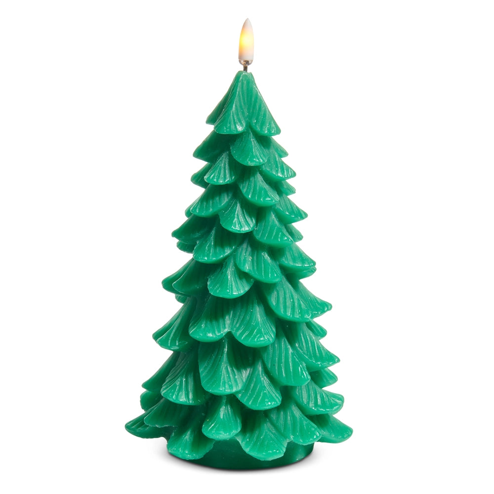 Green Tree Candle - 7.75"