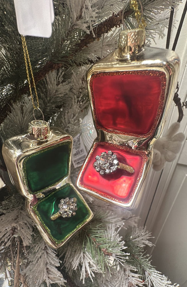 Glass Ring Box Ornament
